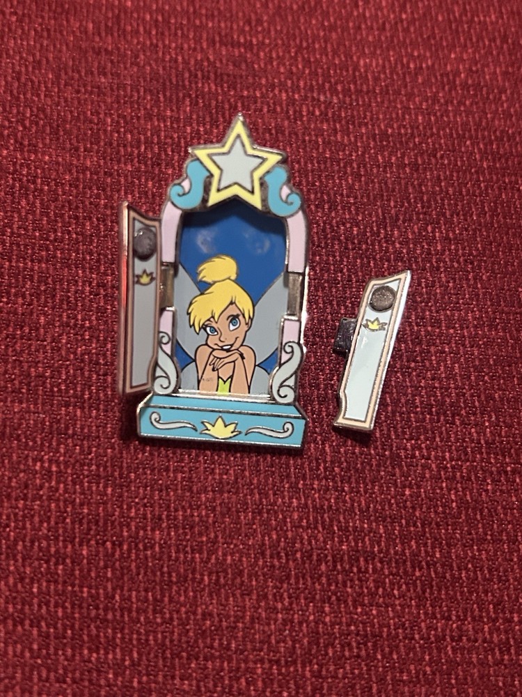 Tinkerbell Disney Pin Princess Hinged Window Series 2002 Peter Pan- Broken