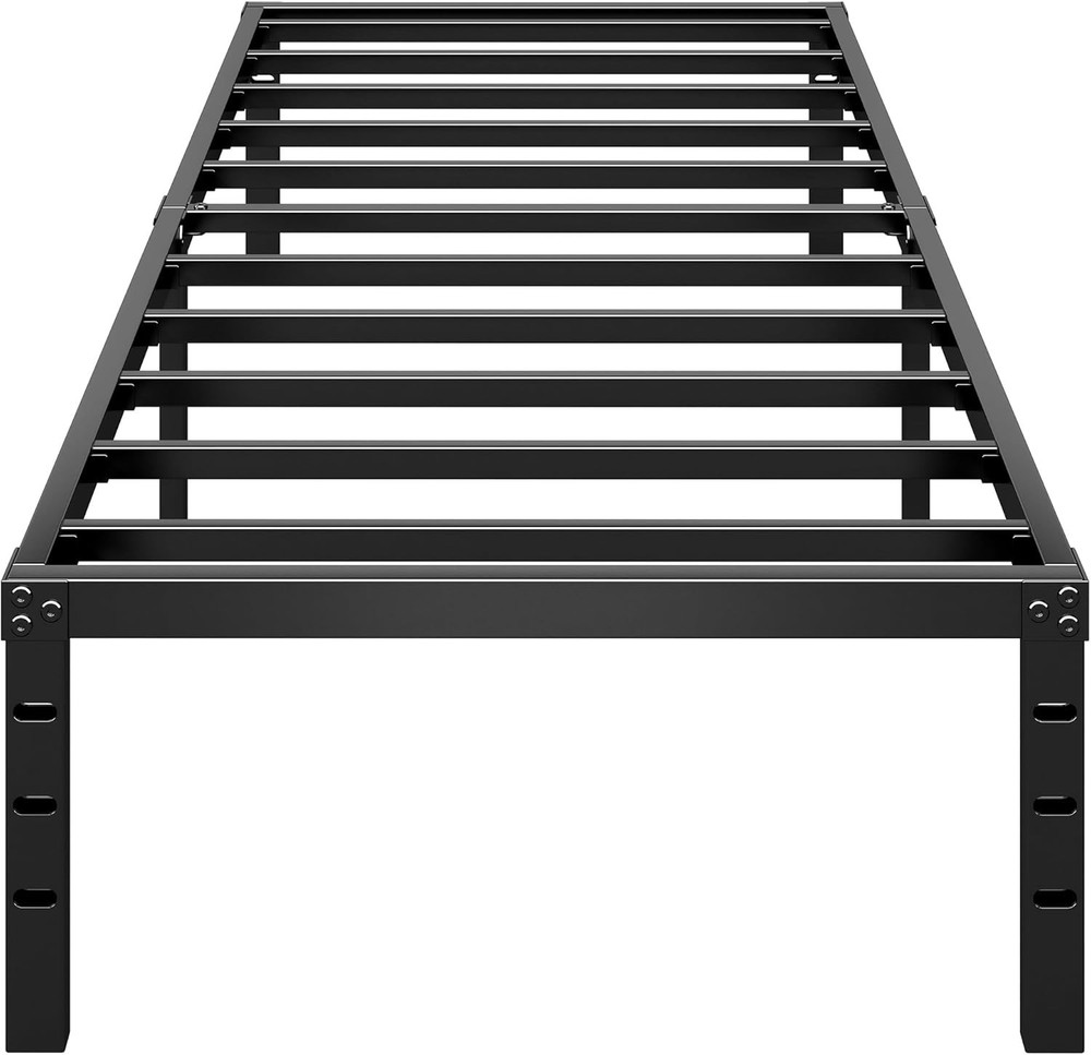 Metal Twin Size Bed Frame - Sleek Design, Under-Bed Storage