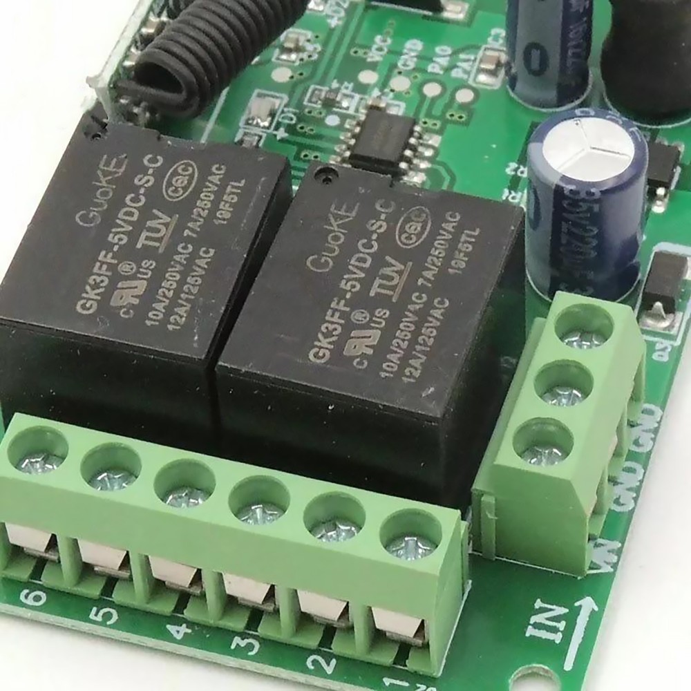50 Meters Receiving Range Universal Wireless Remote Control Relay Transmitte