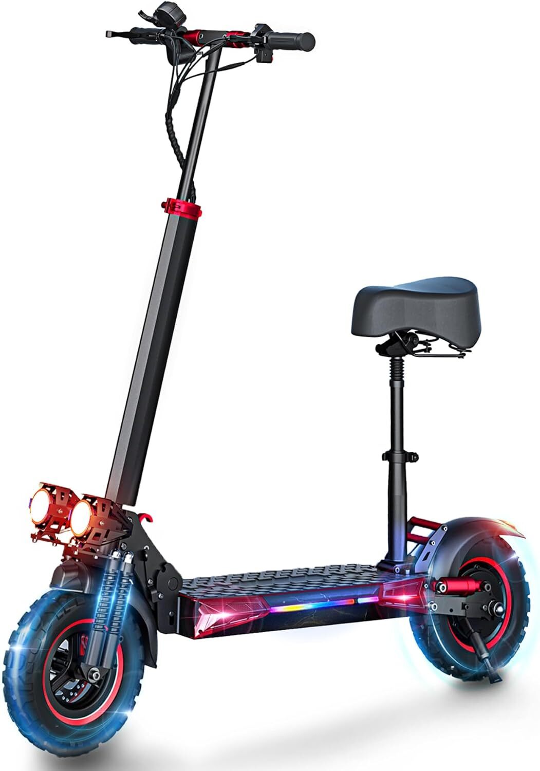 Electric Scooter 48v 800W For Adult 10"Off Road Fat Tires Fast Speed USA MAX vV