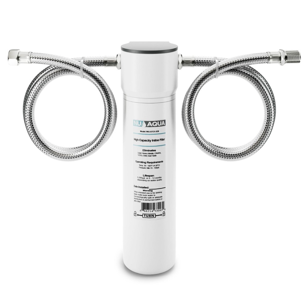 NU Aqua Undersink 3/8" Quick Change 1 Stage Filtration System