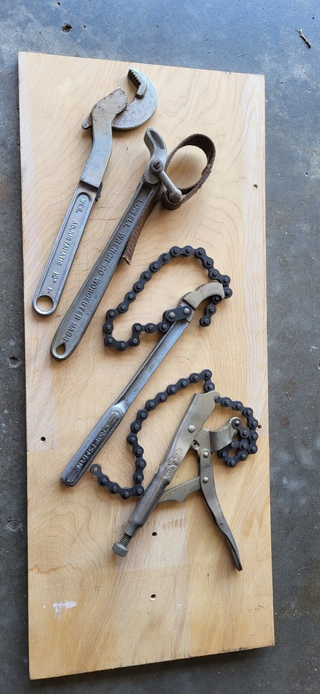Vintage Misc Pipe Wrench Lot