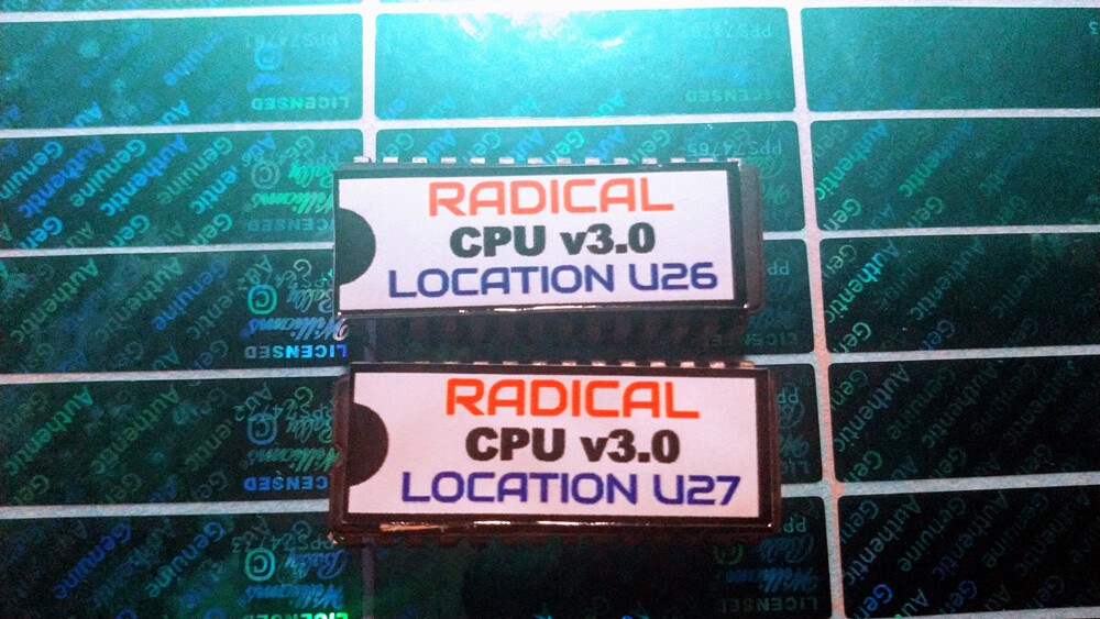 Bally Radical Pinball Machine All New Rules/Code 2020 Eprom Replacement
