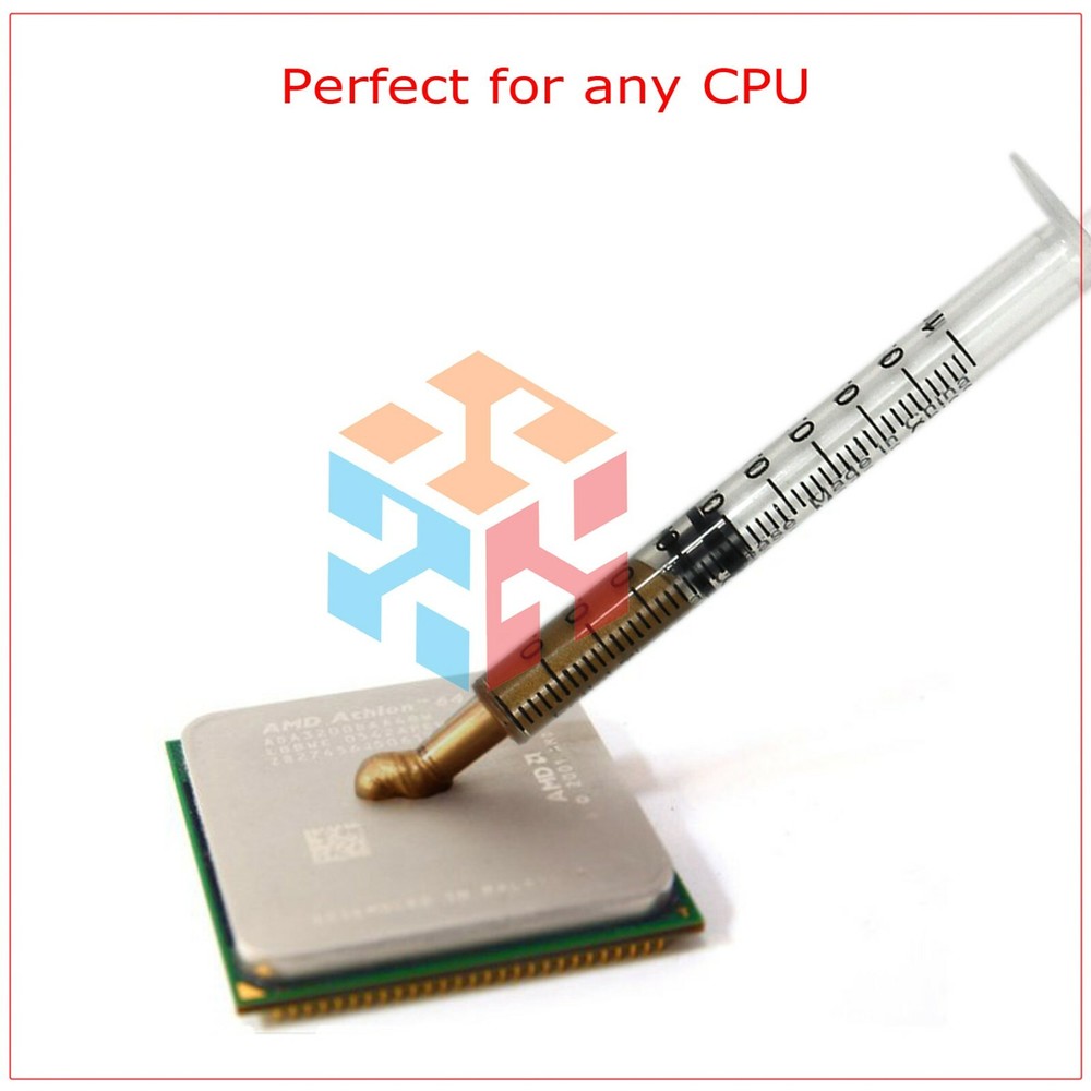 1PCS Silver Thermal Grease CPU Heatsink Compound Paste Syringe