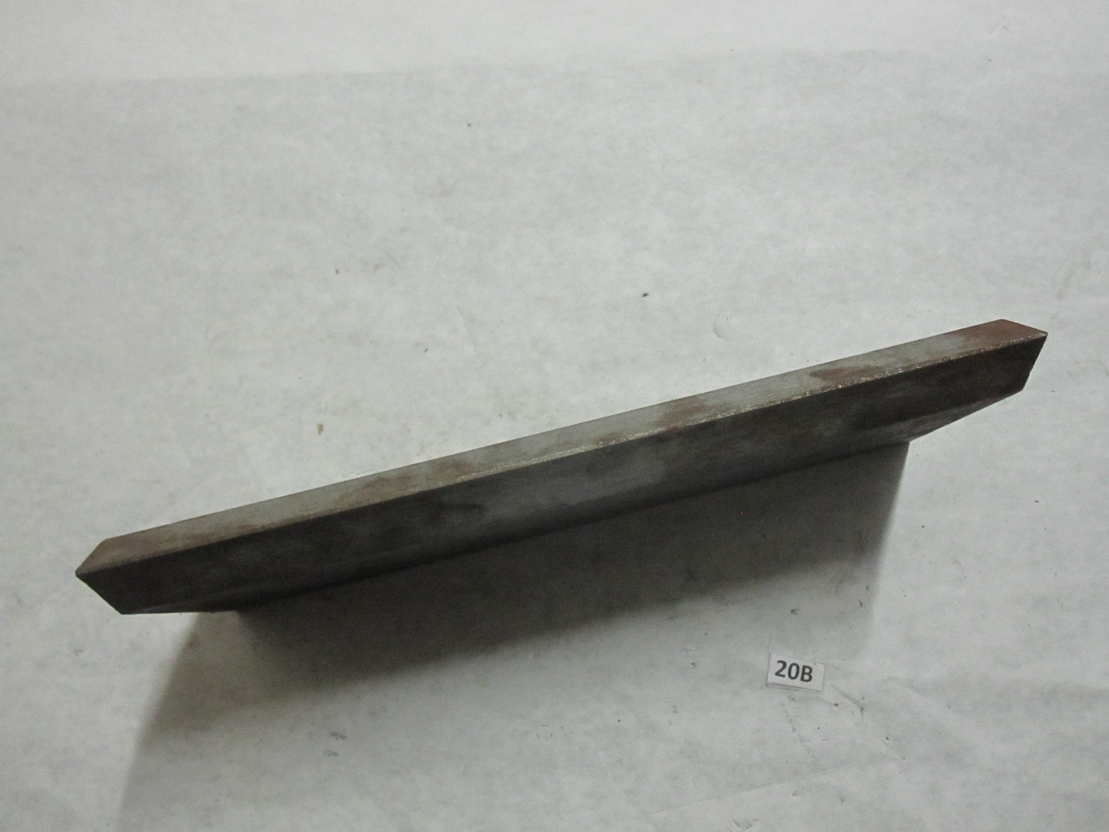 Hydraulic press brake die plate 12” x 6” x 1