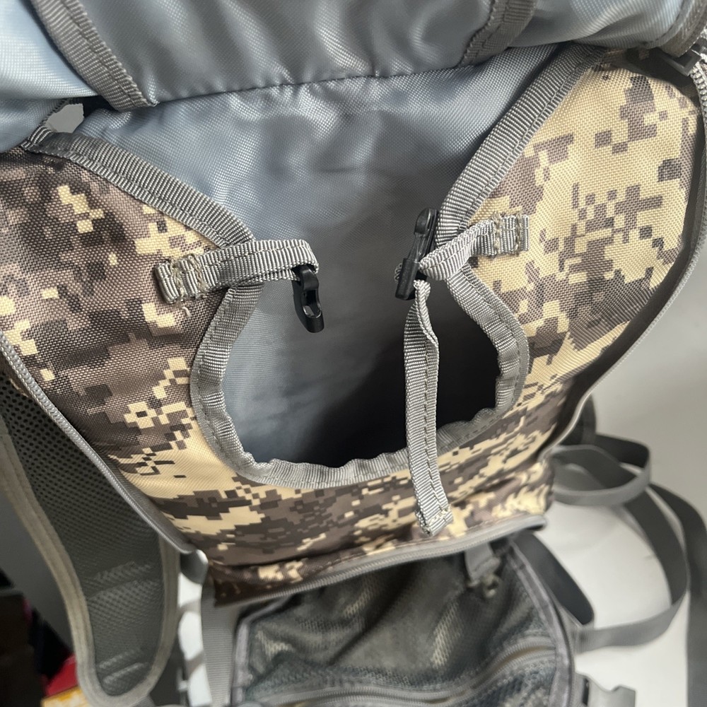 Desert Camo Tactical Molle Hydration Backpack NO BLADDER