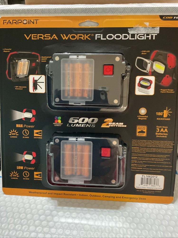 Frpoint Versa Work Floodlights COB TEC 600 Lumens