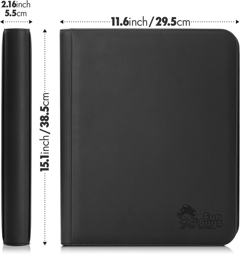 Toploader Binder, Trading Card Binder Storage, 252 9 Pocket Top Loader Binder