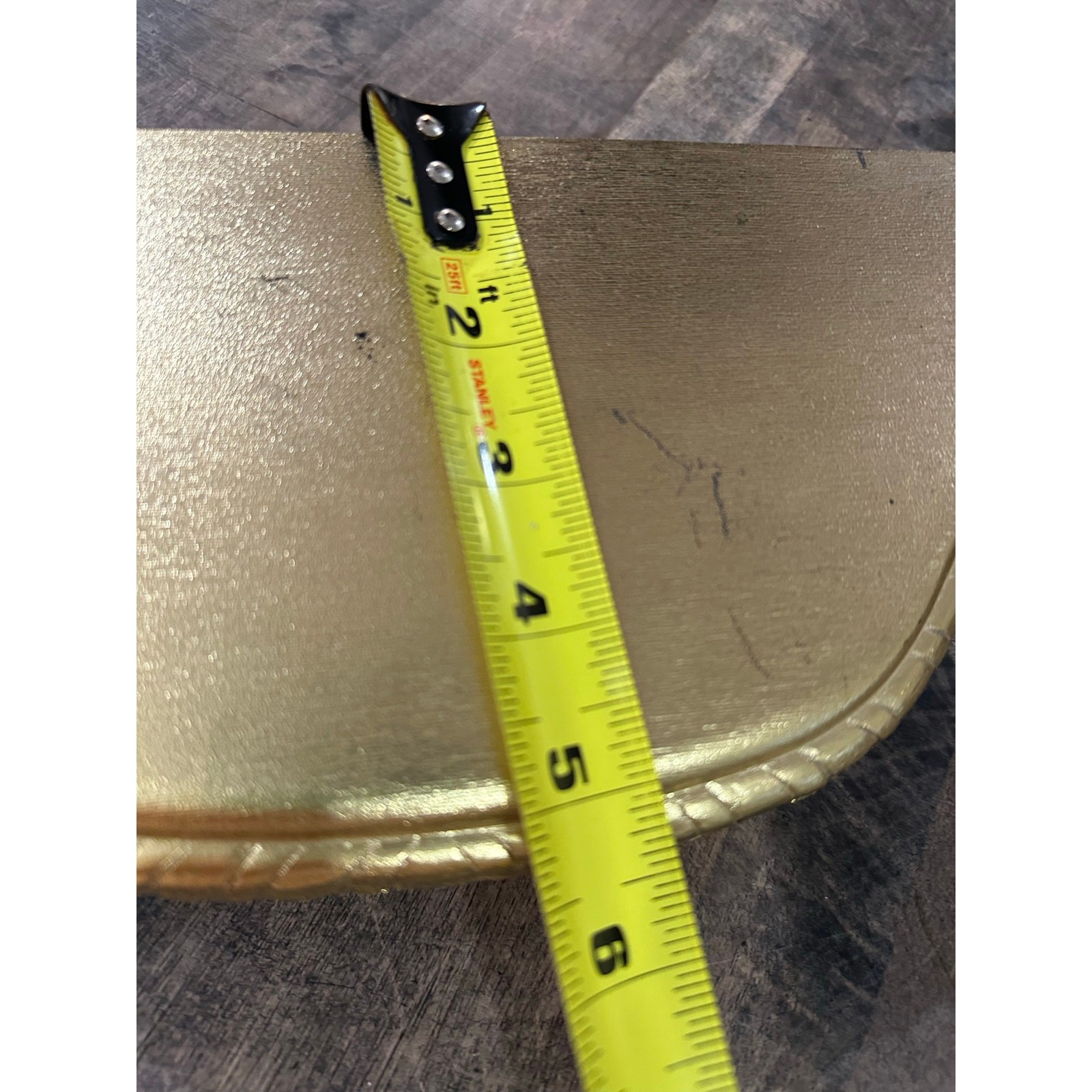 Vintage Gold Gild Ornate Wall Shelf Syroco Hollywood Regency Baroque Style Heart