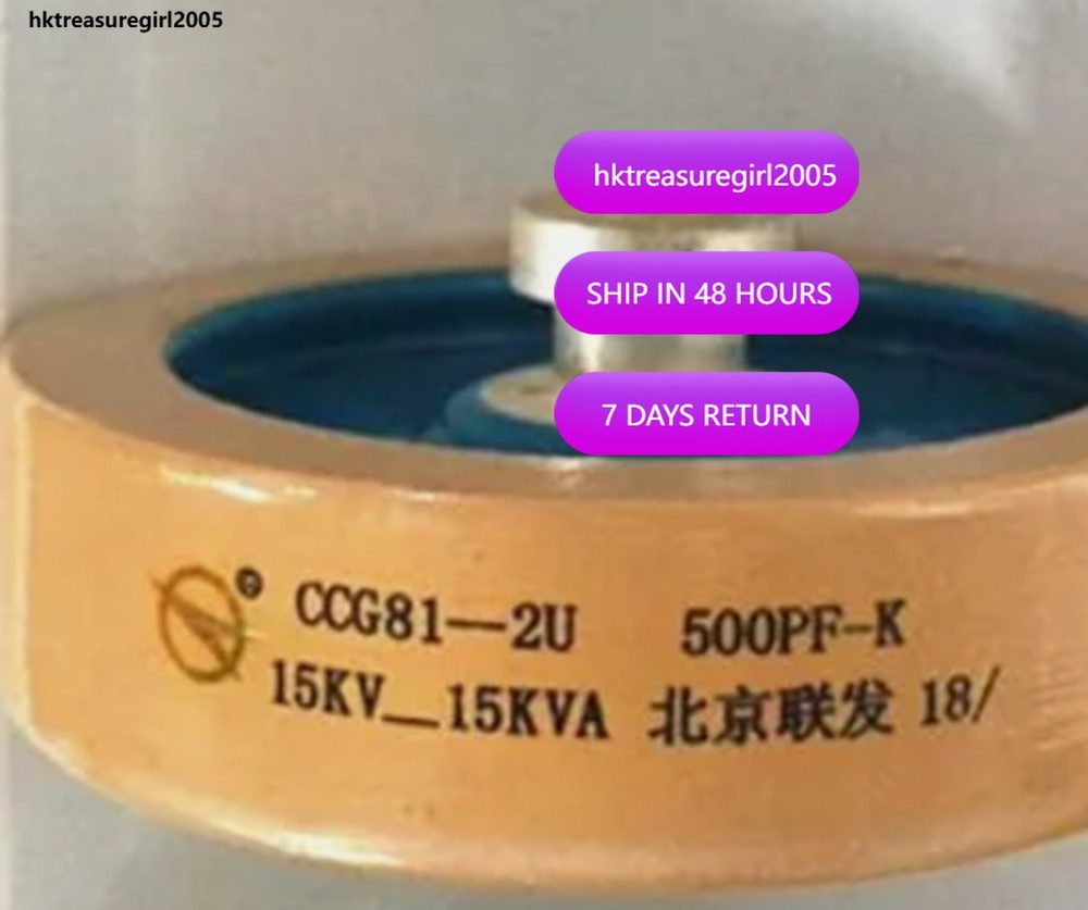 NEW CCG81-2U High Frequency/Voltage Ceramic Capacitor 15KV 500PF-K