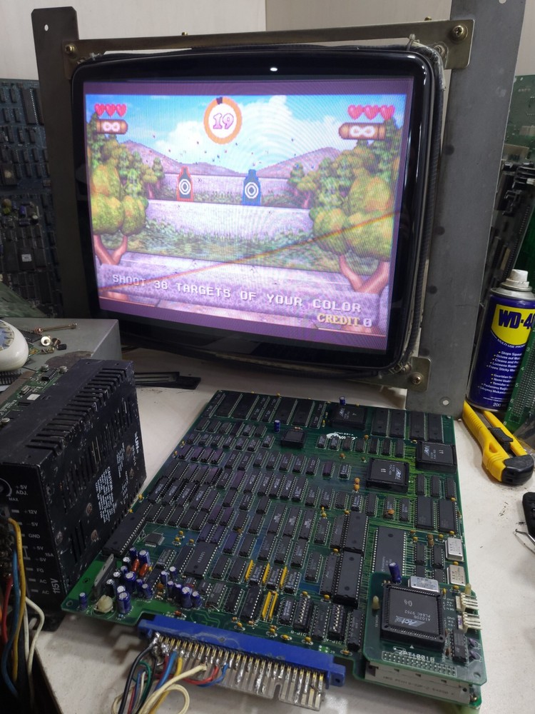 ZERO POİNT ARCADE PCB JAMMA TESTED WORKING