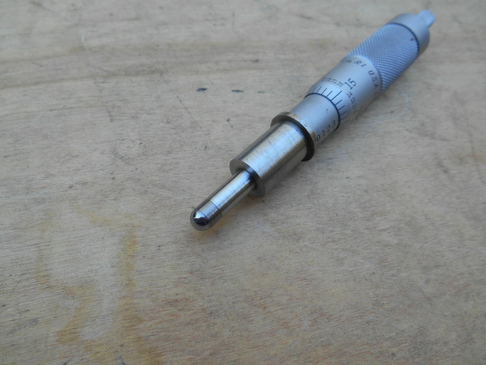 Brown & Sharpe rounded anvil micrometer head .001"