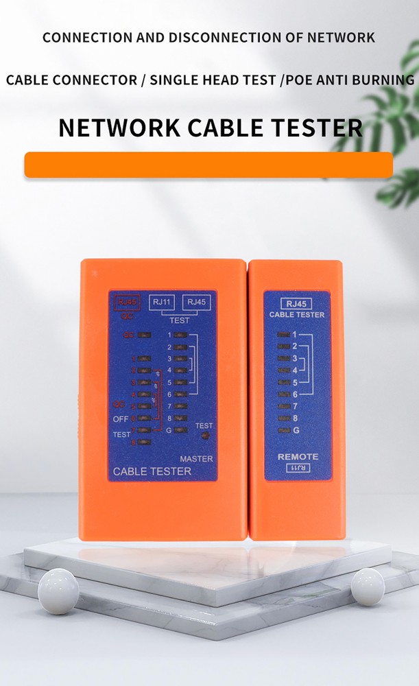 Mini Network LAN Cable Wire RJ11 RJ45 Tester Network Cable Tester Checker