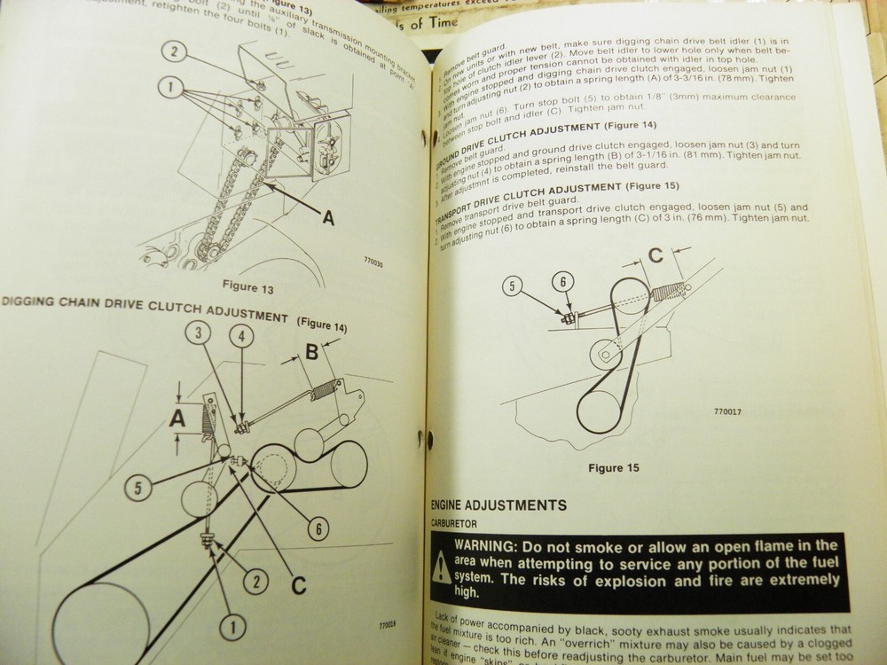 DAVIS CASE TRIMLINE 120 TRENCHER OPERATORS MANUAL