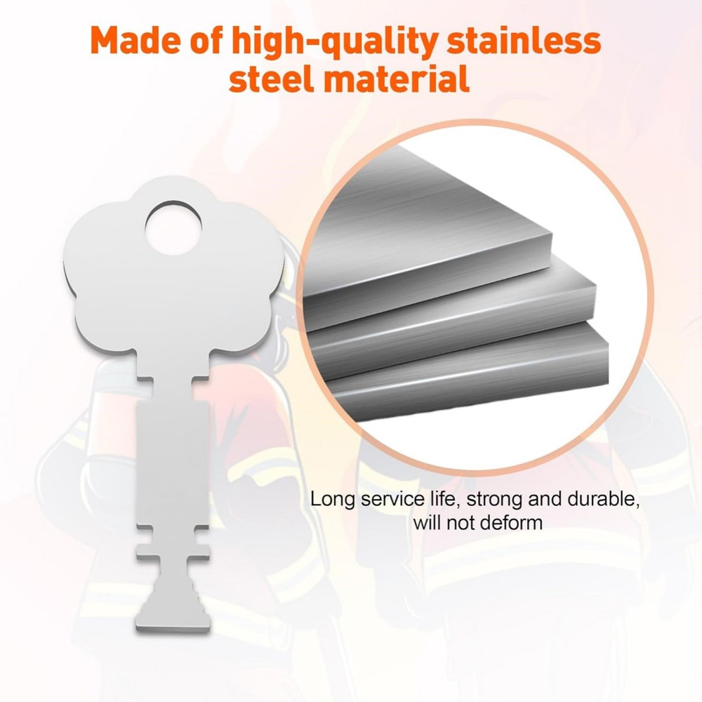 2 Pack High Quality Fire Alarm Box Key For Gamewell And Elevator Fire Master