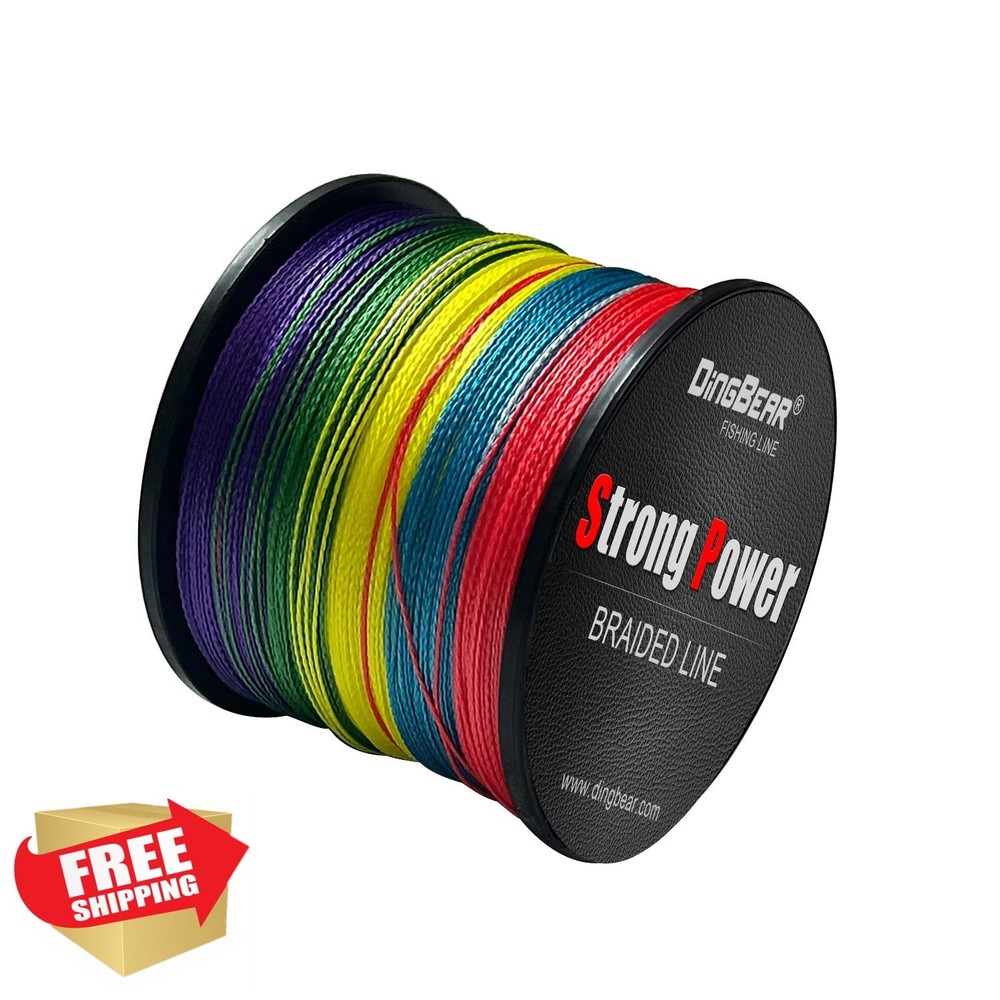 Dingbear Braided Fishing Line 437yd-5000yd Super Strong Pull