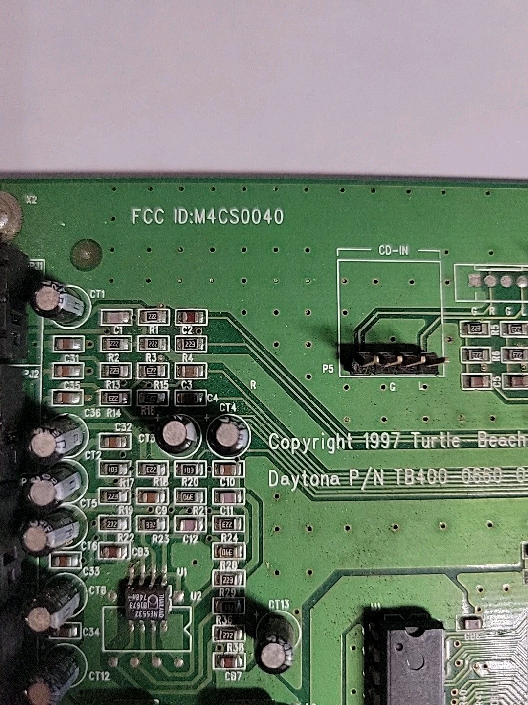 Turtle Beach Daytona TB400-0660-01 PCI Wavetable Sound Card for Vintage Computer