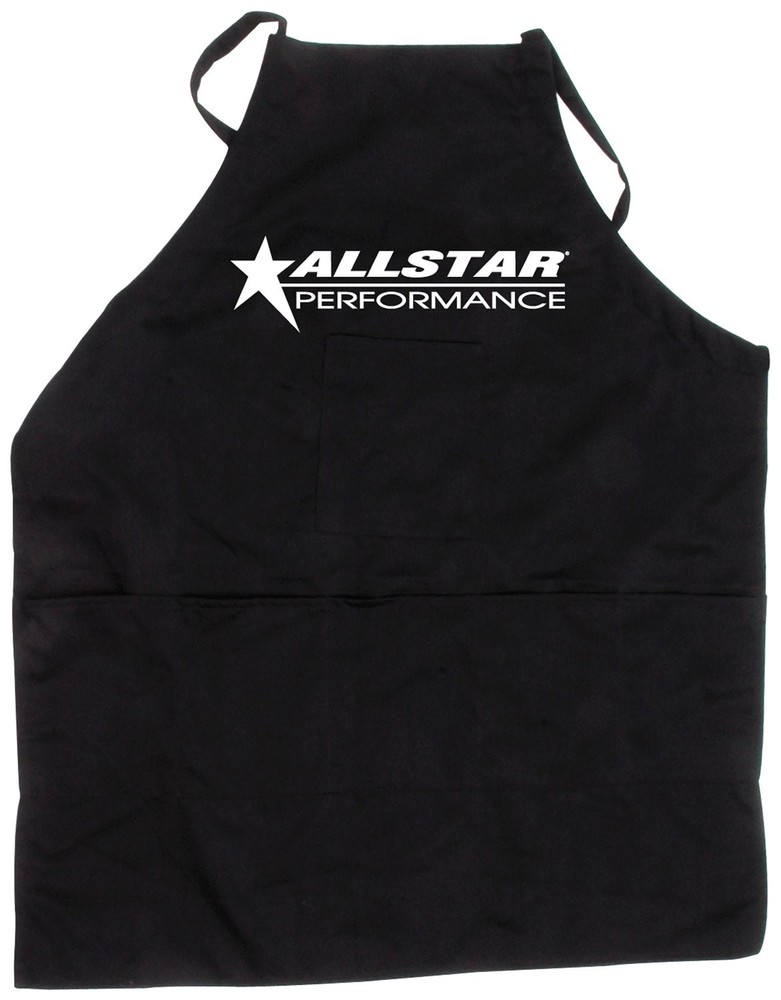 Allstar Performance ALL99962 Black Cloth Adjustable Strap Apron w/ Logo
