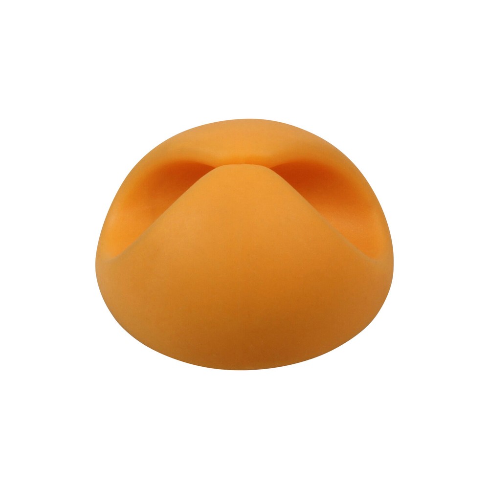 Rok Cable Organizer Cord Management System, Multipurpose Cable Clip, Orange