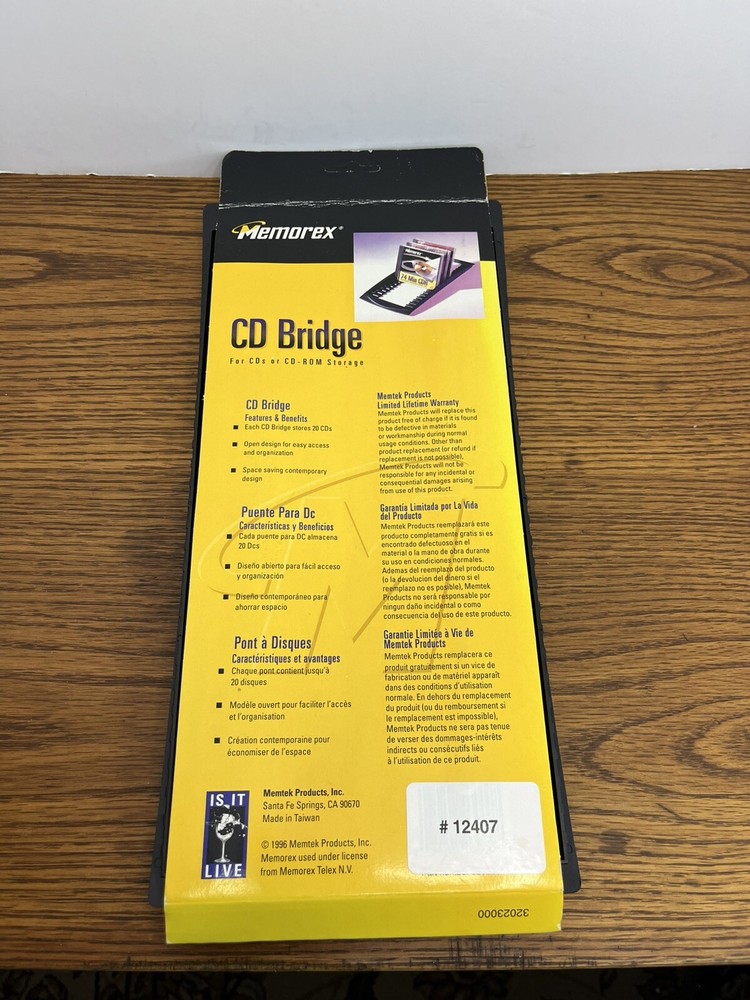 Memorex CD Bridge Store 20 CDs New
