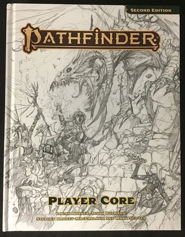Pathfinder ~ Player Core 2nd Ed. Sketch ~ OEJ