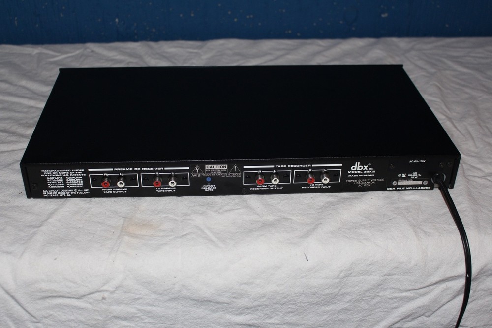 DBX 3BX III Dynamic Range Expander with Impact Restoration - Serviced