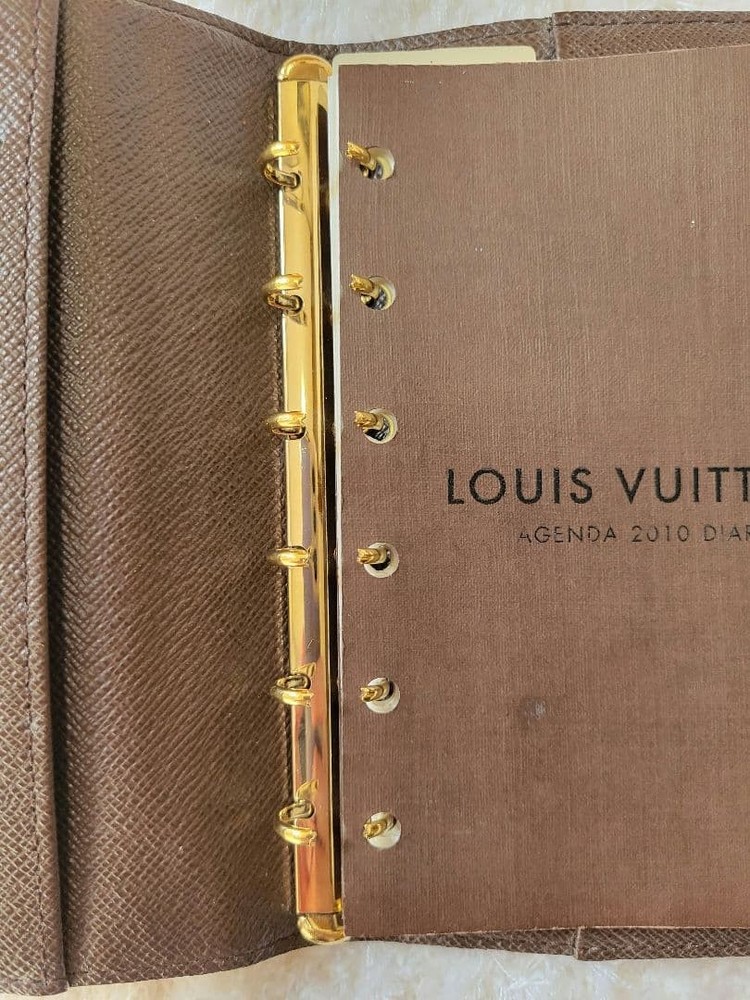 Used Louis Vuitton Damier notebook cover