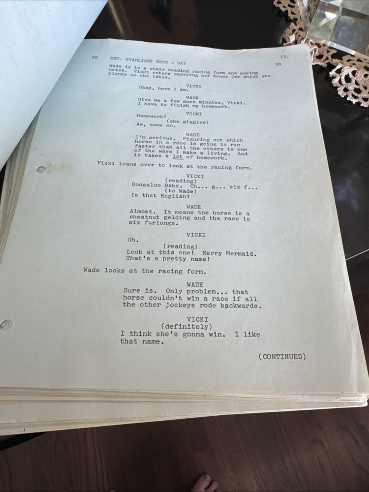 “THE LOVE BOAT” show script K-97