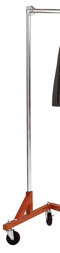 SSWBasics Heavy-Duty Single-Rail Z-Truck Clothing Rack