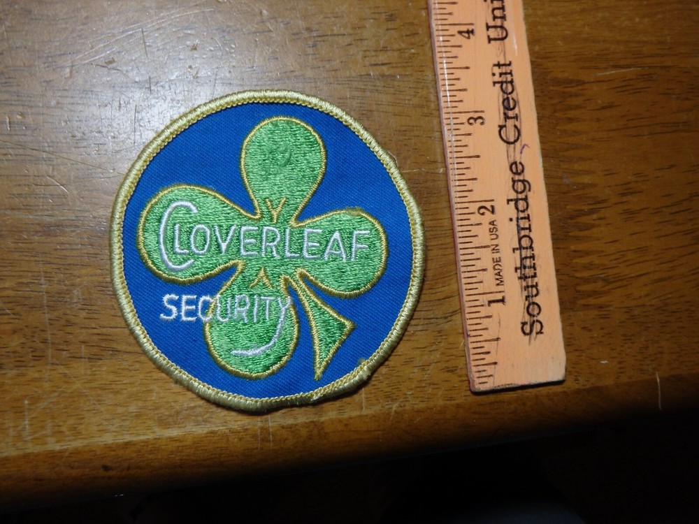 CLOVERLEAF TEXAS SECURITY GUARD  SECURITY GUARD  PATCH BX c#9