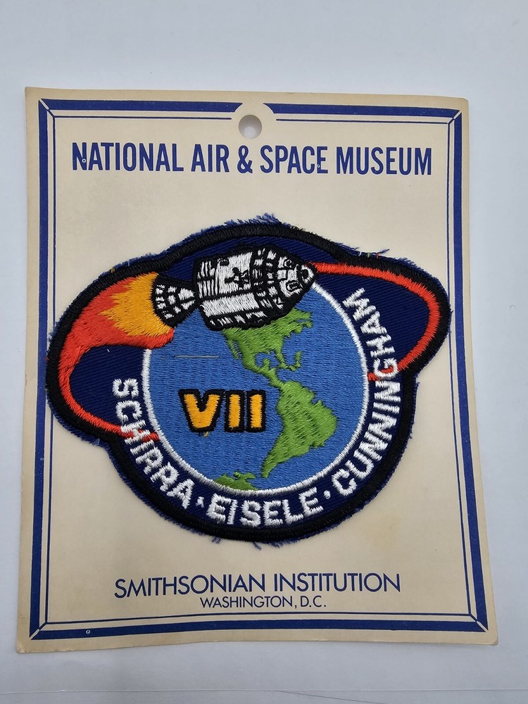 National Air & Space Museum Smithsonian Schirra Eisele Cunningham Patch