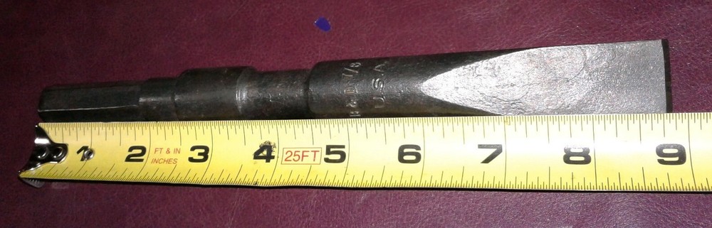BLACK & DECKER Demolition/Jack Hammer Flat Chisel . Hex  Our #G55