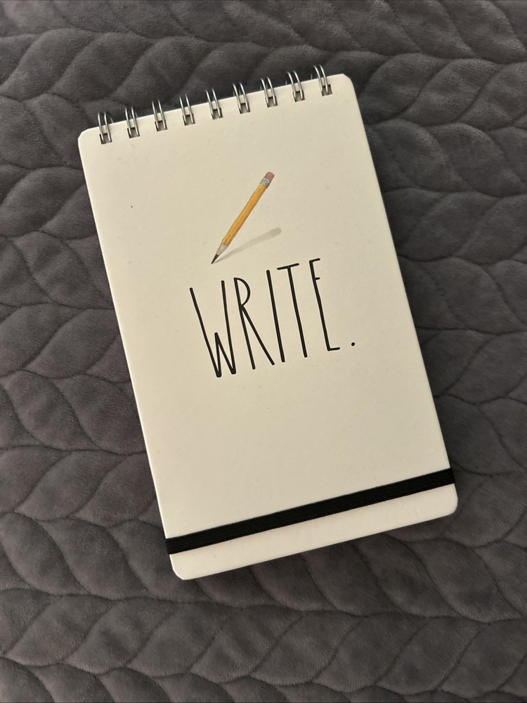 NotePad for Writing with Elastic Band to Secure Closed