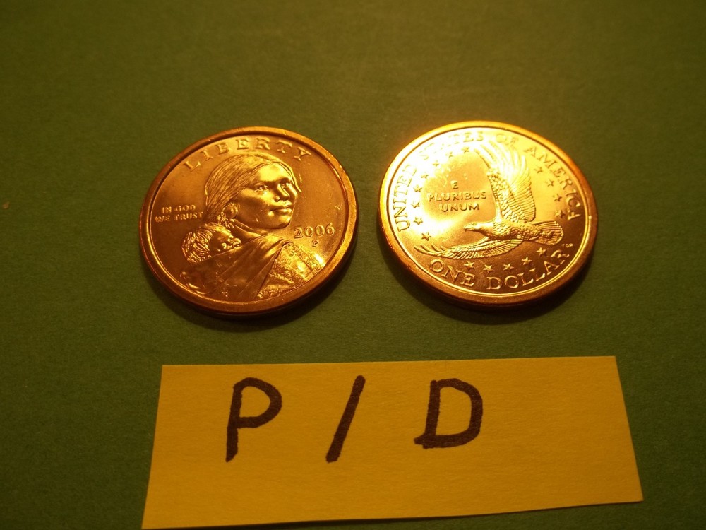 Native American Dollar Set  2006  P, D Unc.