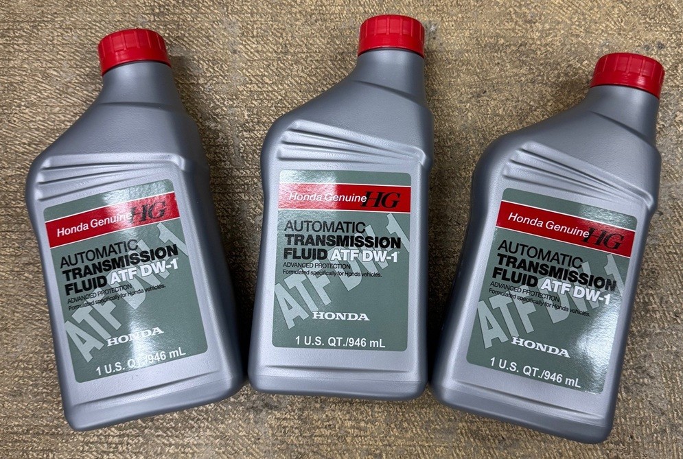 Genuine OEM Honda DW-1 Transmission Fluid ATF 3 Qts.