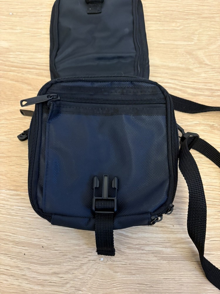 BMW logo Shoulder Bag / multi pocket.adjustable strap.