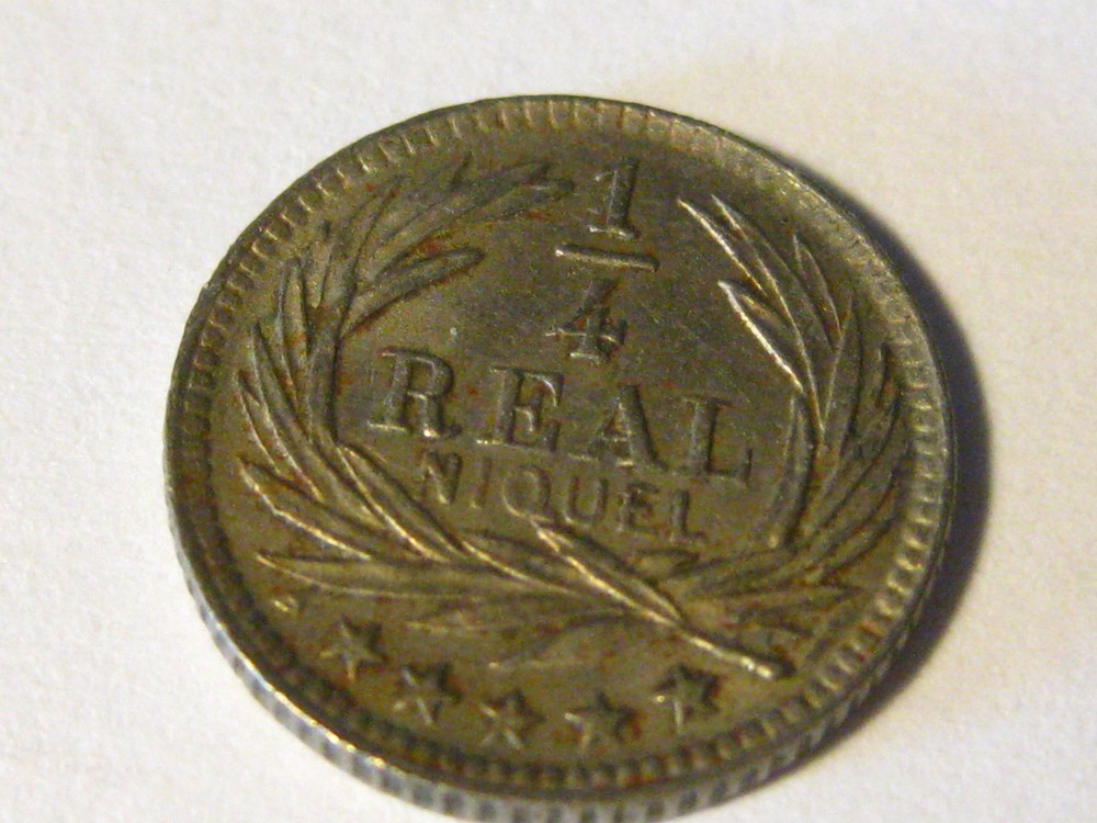 1900 1/4 reale Guatemala