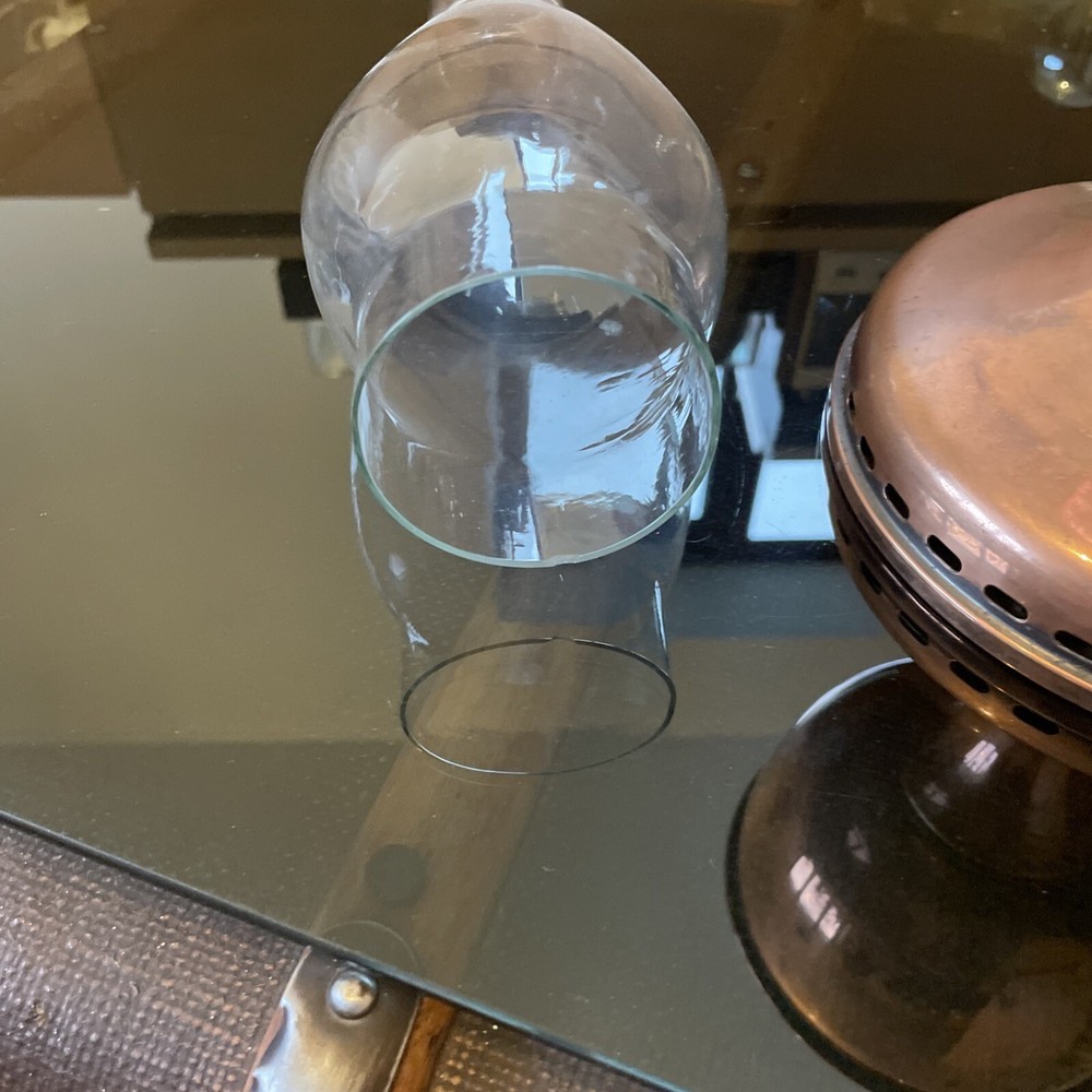 antique copper oil lamp
