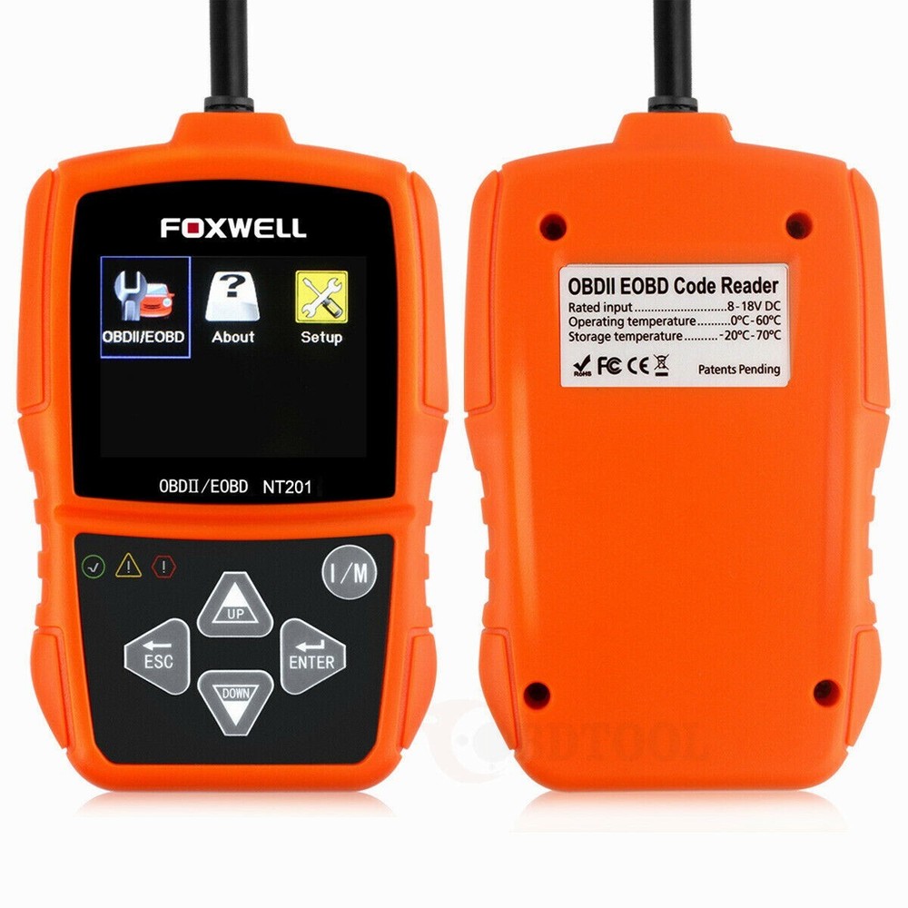 Dodge Ram Automotive Fault Code Reader Scanner Reset Tool OBD2 OBDII OBD NT201