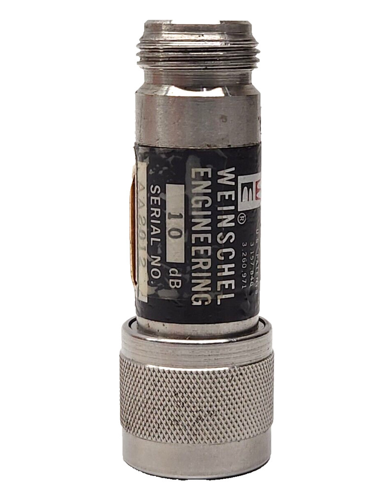 Weinschel Engineering model 2 attenuator 10 dB