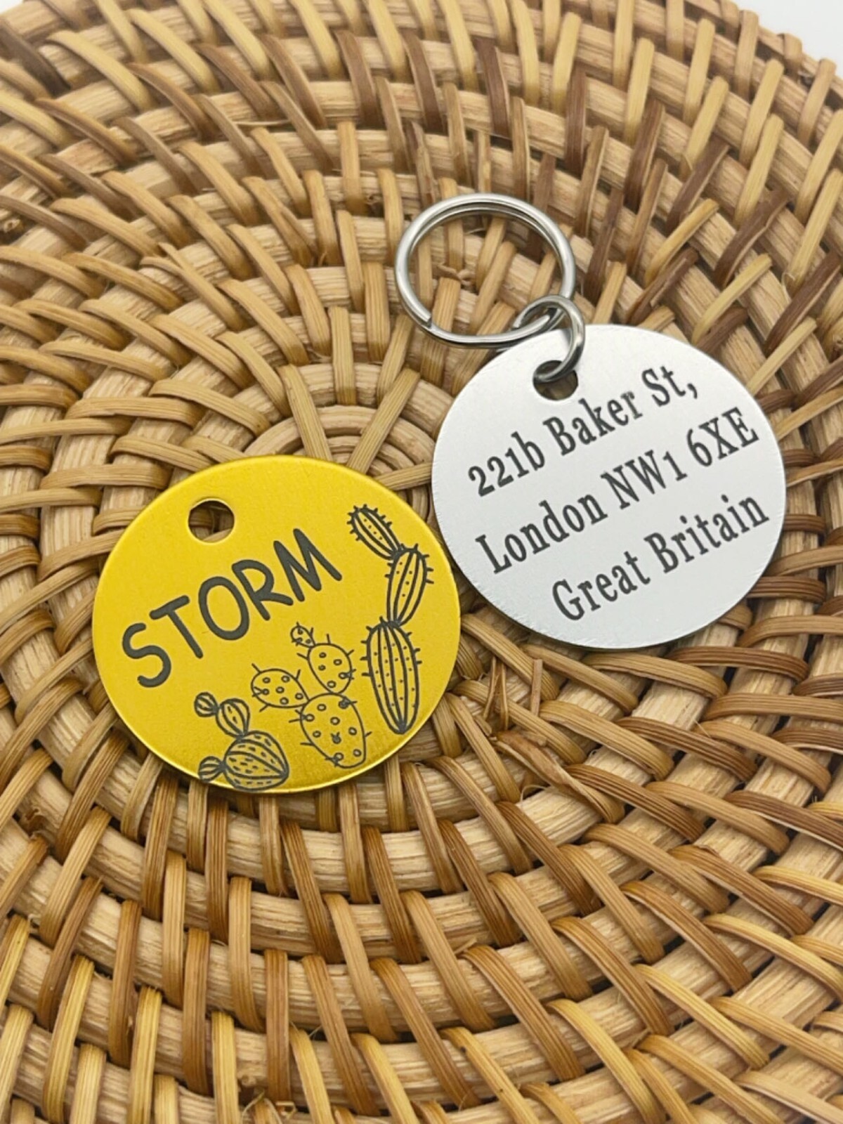 PAWPAW TAGS Customize Dog Cat ID Tags Personalized Pet ID Tags Designed