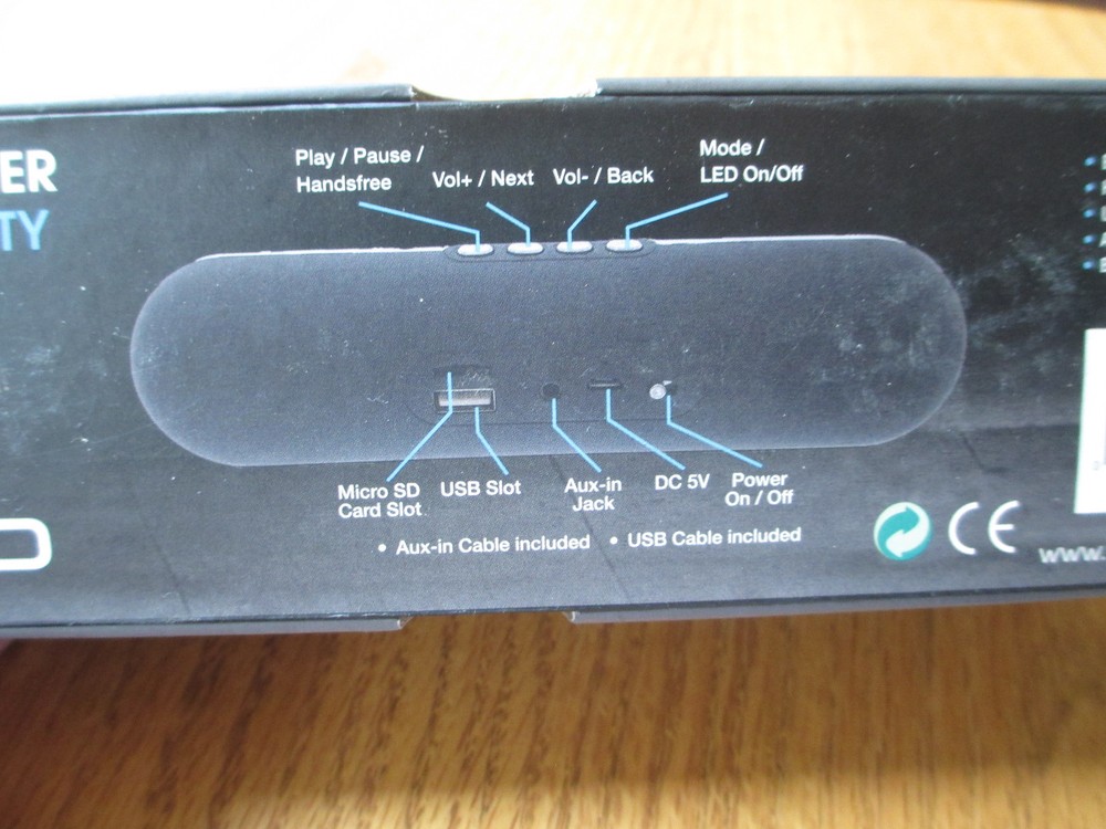 WOO MOBILITY BLUETOOTH WIRELESS SPEAKER - CHARGABLE