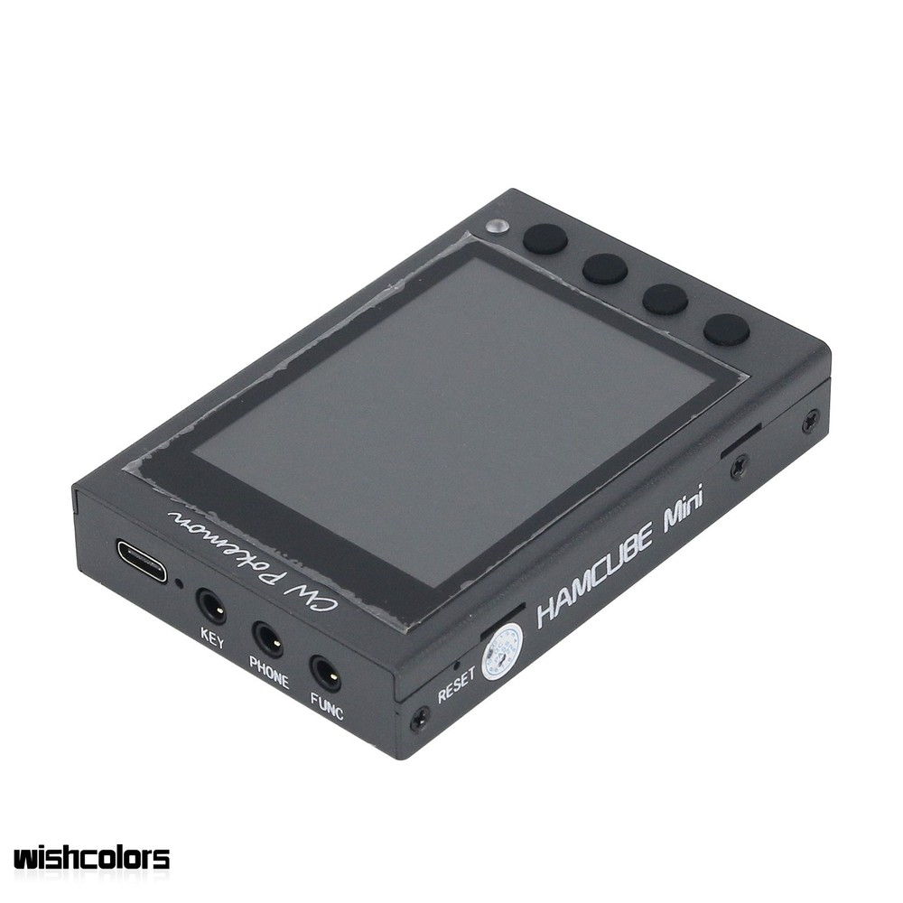 HAMCUBE Mini CW Trainer Morse Code Trainer+Stainless Steel Morse Key 3.5MM Cable