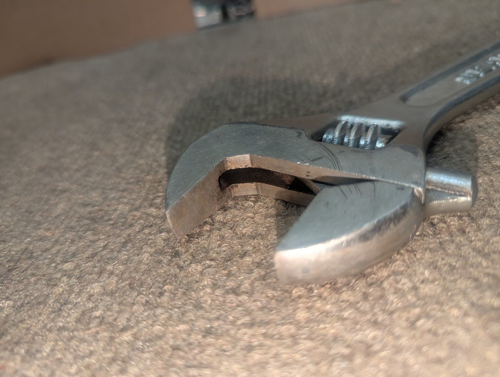 Vintage 12" Sears Adjustable Wrench