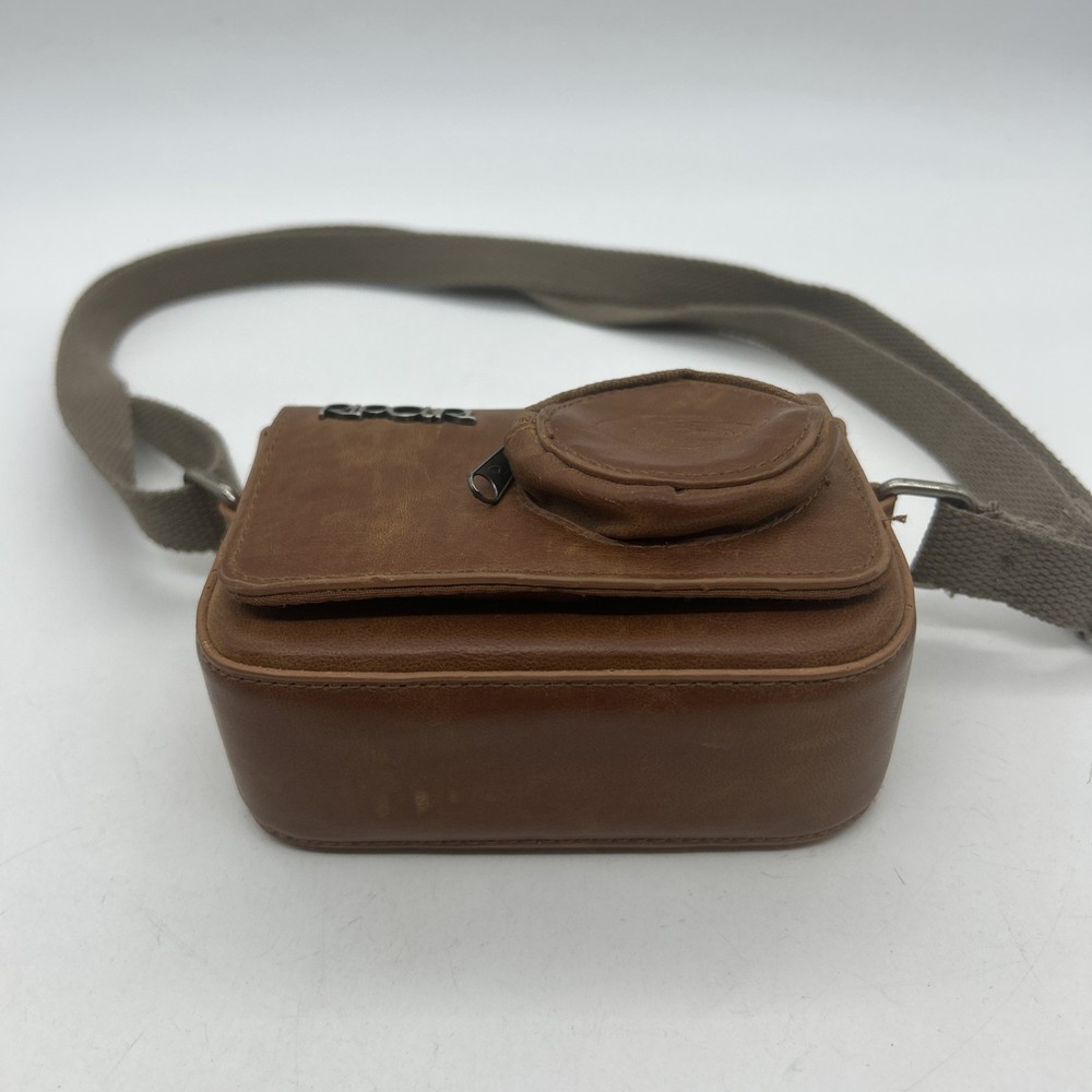 Ripcurl Leather Shoulder Bag Brown Tan Digital Camera Y2K