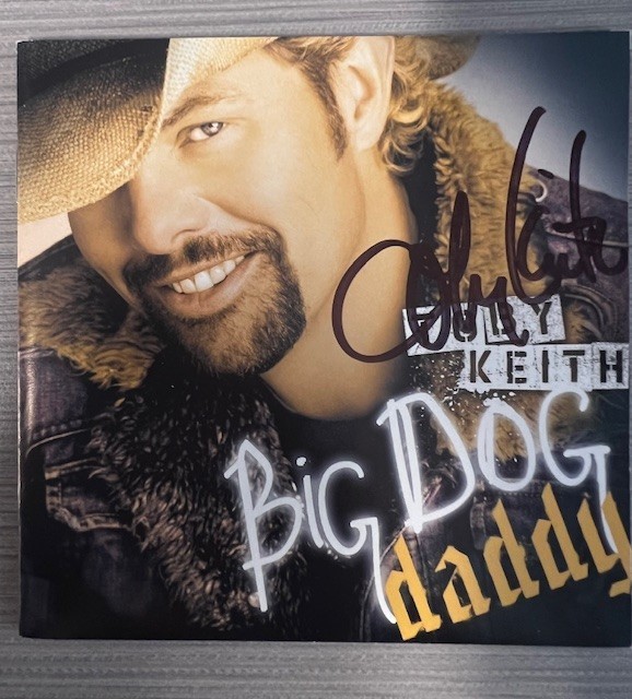 Toby Keith Autographed  "Big Dog Daddy" CD Booklet Signed