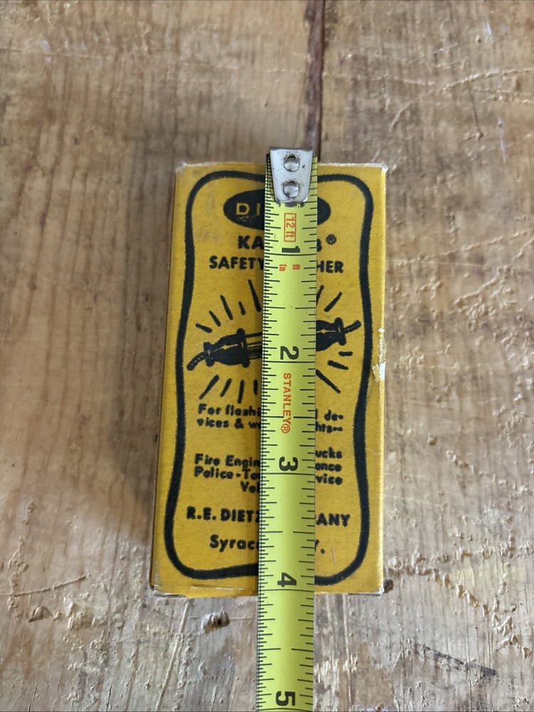 Vintage Dietz Safety Flasher Box with Part