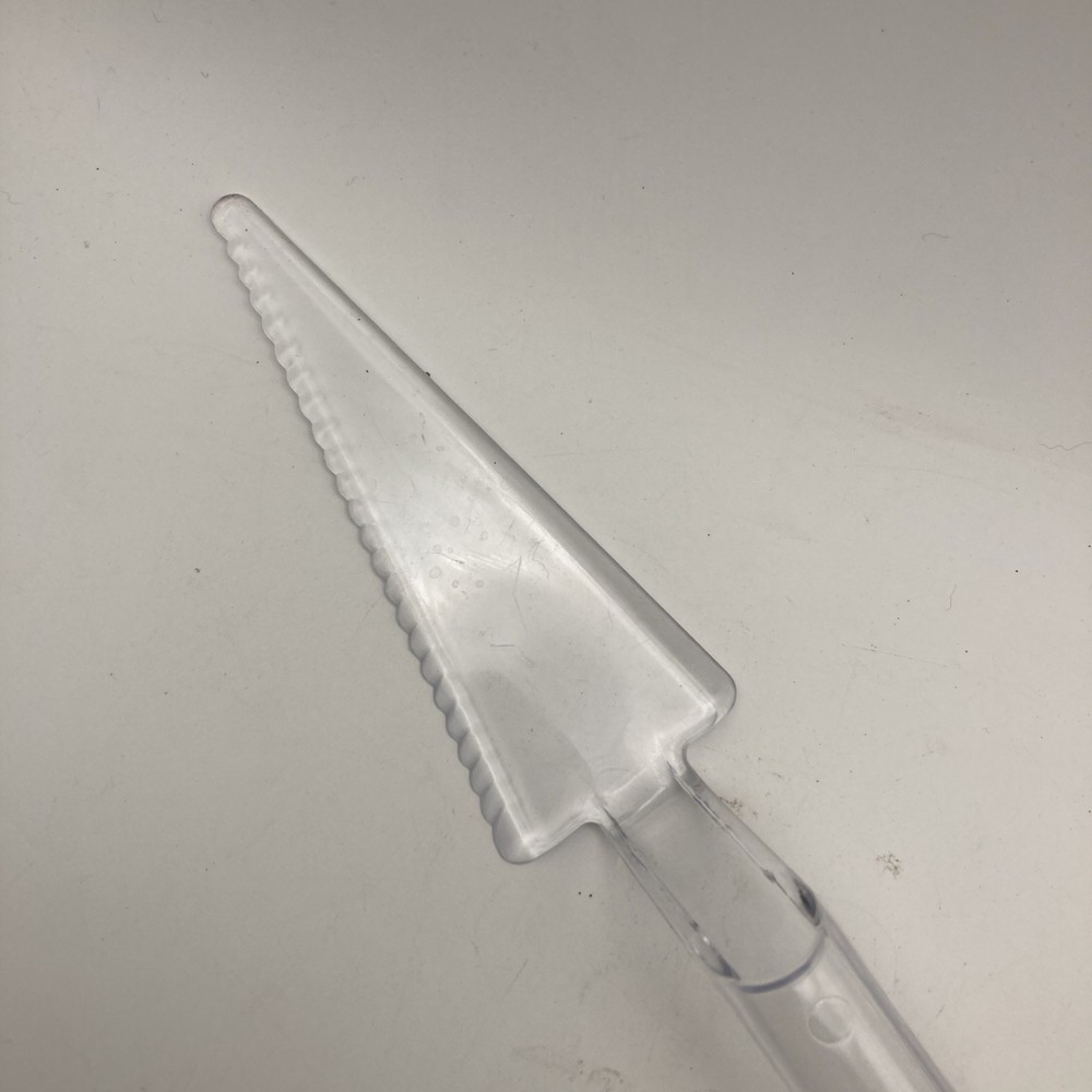 Clear 10” Restaurant Style Pie Cake Server Acrylic Kitchen Tool Serving