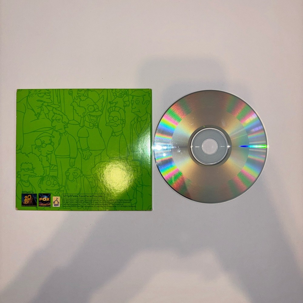 Simpsons Cartoon Studio PC Mac CD Rom Software PC Game Tested Working