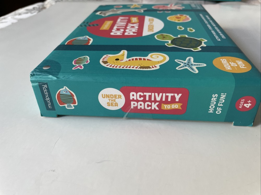 Mudpuppy Under The Sea Activity Pack To Go, New!